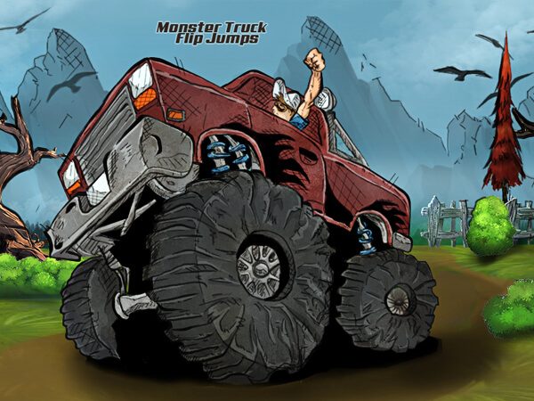 Monster Truck Flip Jumps